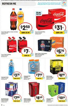 Preview of IGA catalogue WA - valid from 29/07/2026 | Page: 17 | Products: Energy drink, Coca Cola, Sugar, Belt