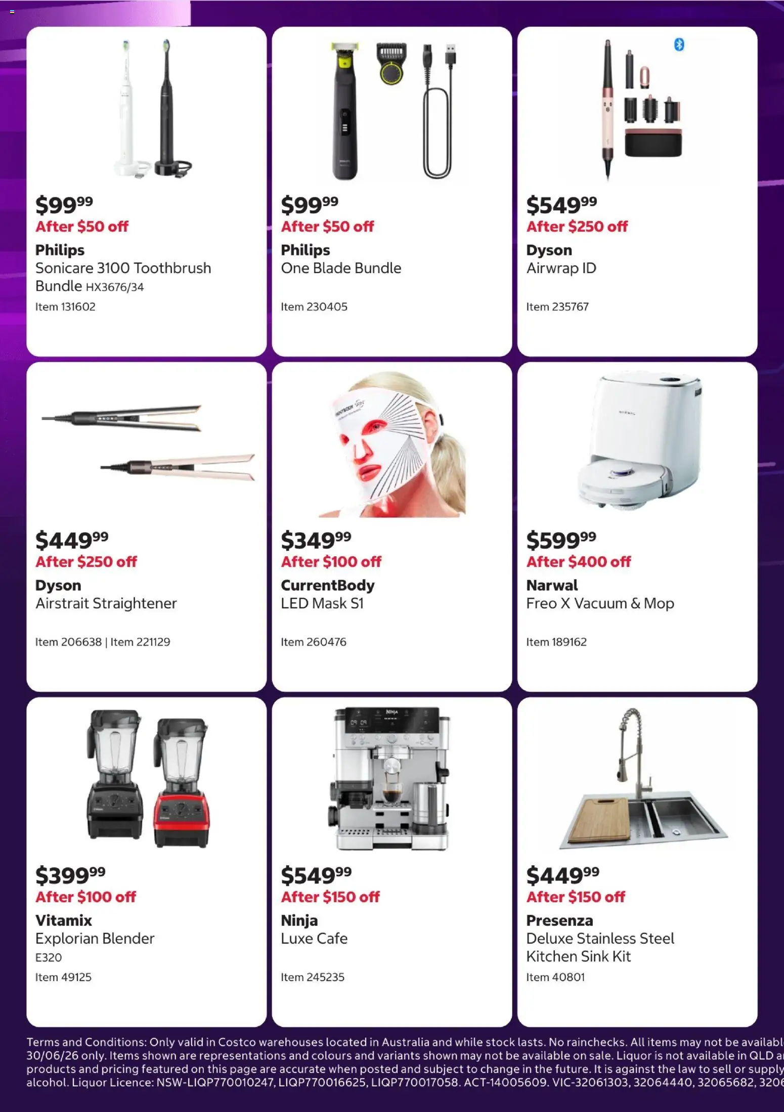 Costco catalogue - valid from 15.06.2026 | Page: 6 | Products: Sink, Mop, Mask, Blender