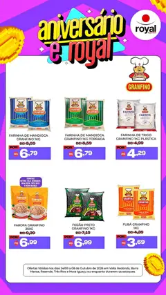 Royal Supermercados ofertas Granfino - Pré-Visualização do folheto da loja Royal Supermercados, válido de 24/09/2026 | Página: 1
