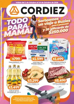 Vista previa Cordiez - Ofertas válido desde el 01/10/2026