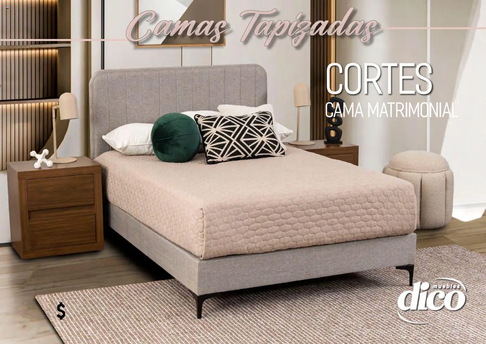 Nuevas ofertas de Muebles Dico válidas en toda la República Mexicana desde el 01.04.2026. ¡Encuentra las mejores ofertas en Muebles Dico catálogo Camas tapizadas ! | Página: 42 | Productos: Cama