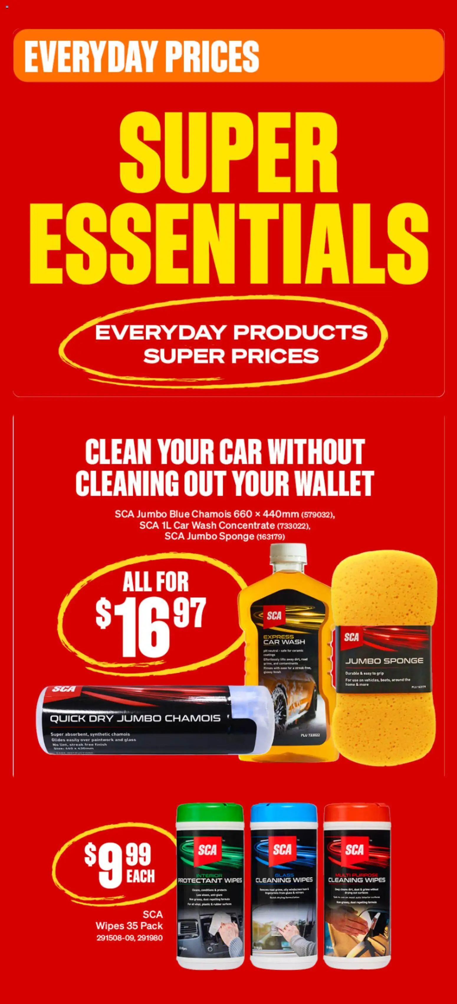 Supercheap Auto catalogue - valid from 30/09/2026 | Page: 23 | Products: Sponge, Wallet