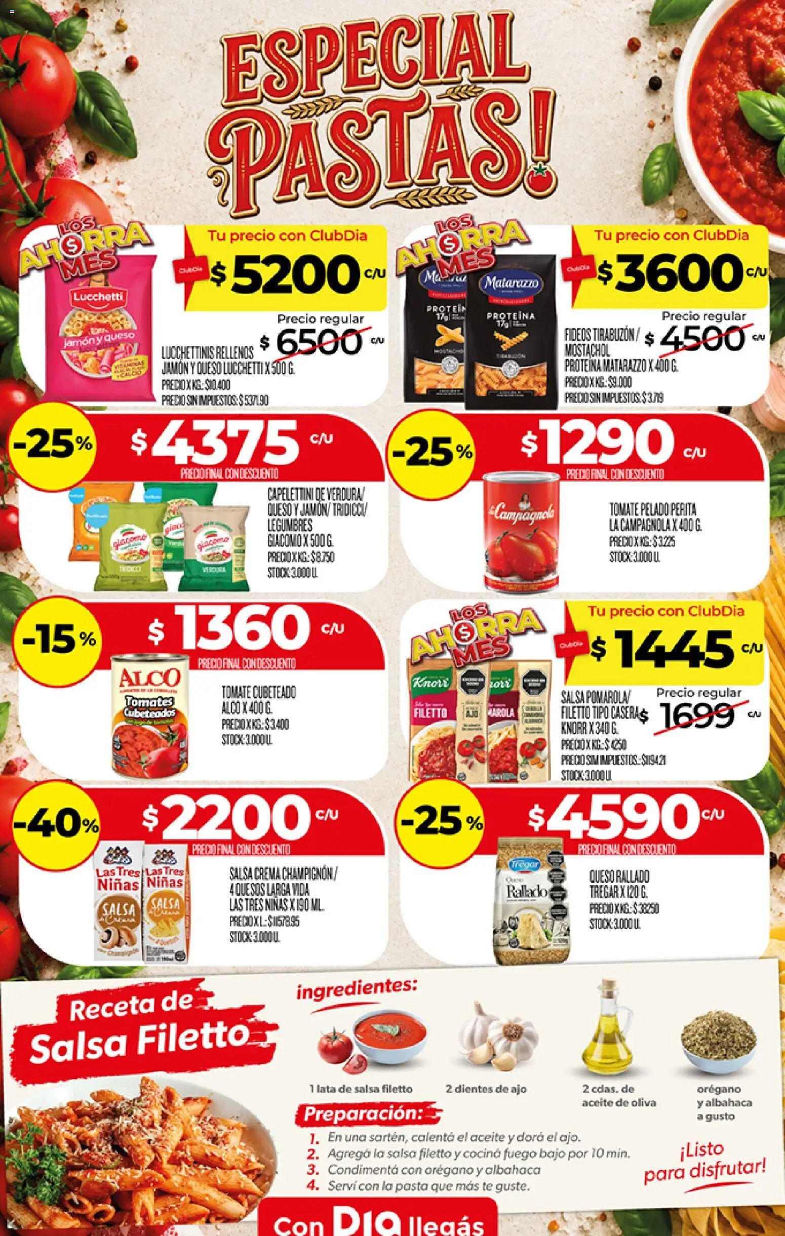 Supermercado DIA - Folleto Pastas │ válido desde el 21/10/2026 | Página: 2