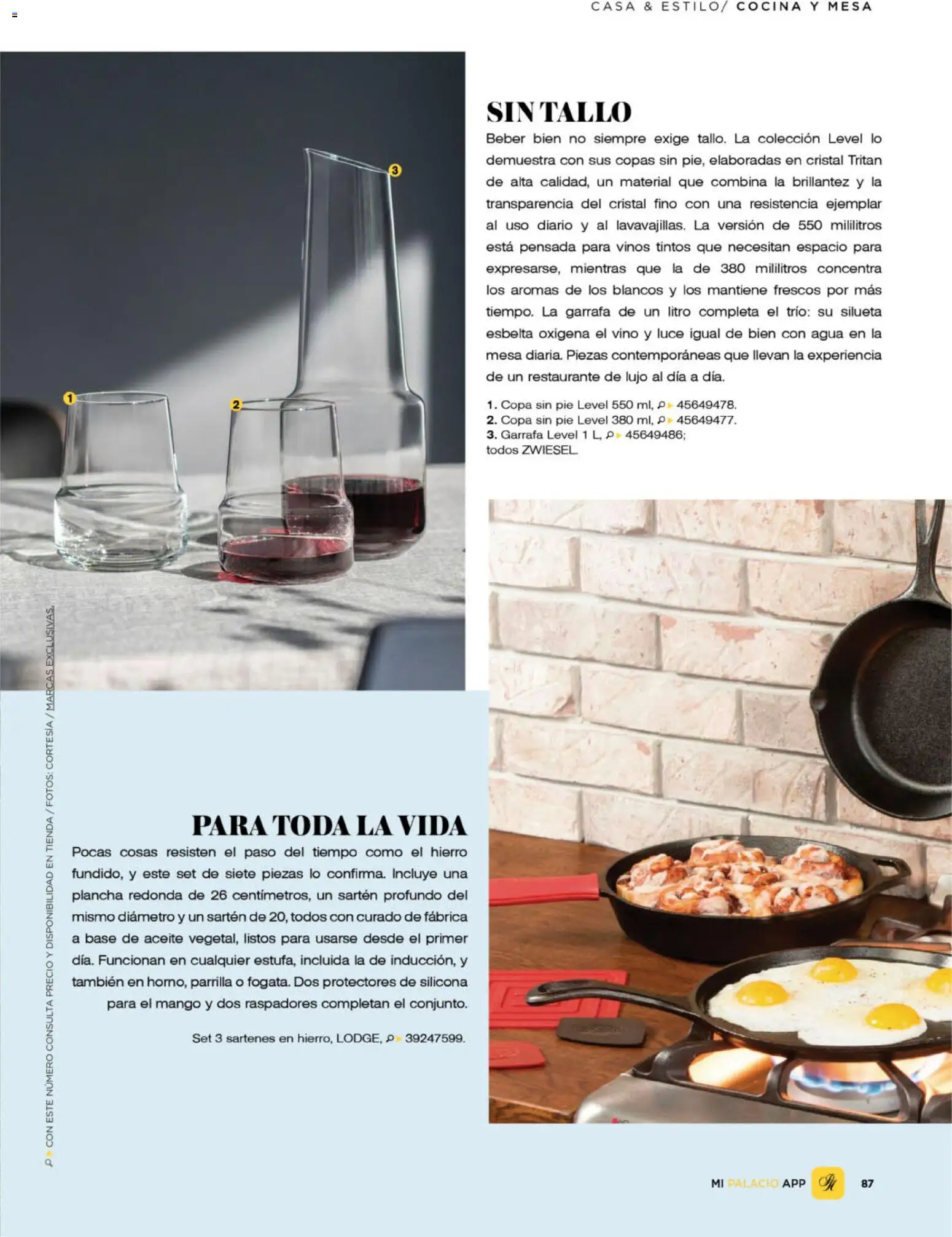 Nuevas ofertas de Palacio De Hierro válidas en toda la República Mexicana desde el 01/09/2026. ¡Encuentra las mejores ofertas en Palacio De Hierro catálogo La Gaceta! | Página: 91 | Productos: Agua, Mango, Cocina, Parrilla
