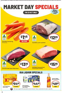 Preview of IGA Market Day Specials VIC - valid from 23/10/2026