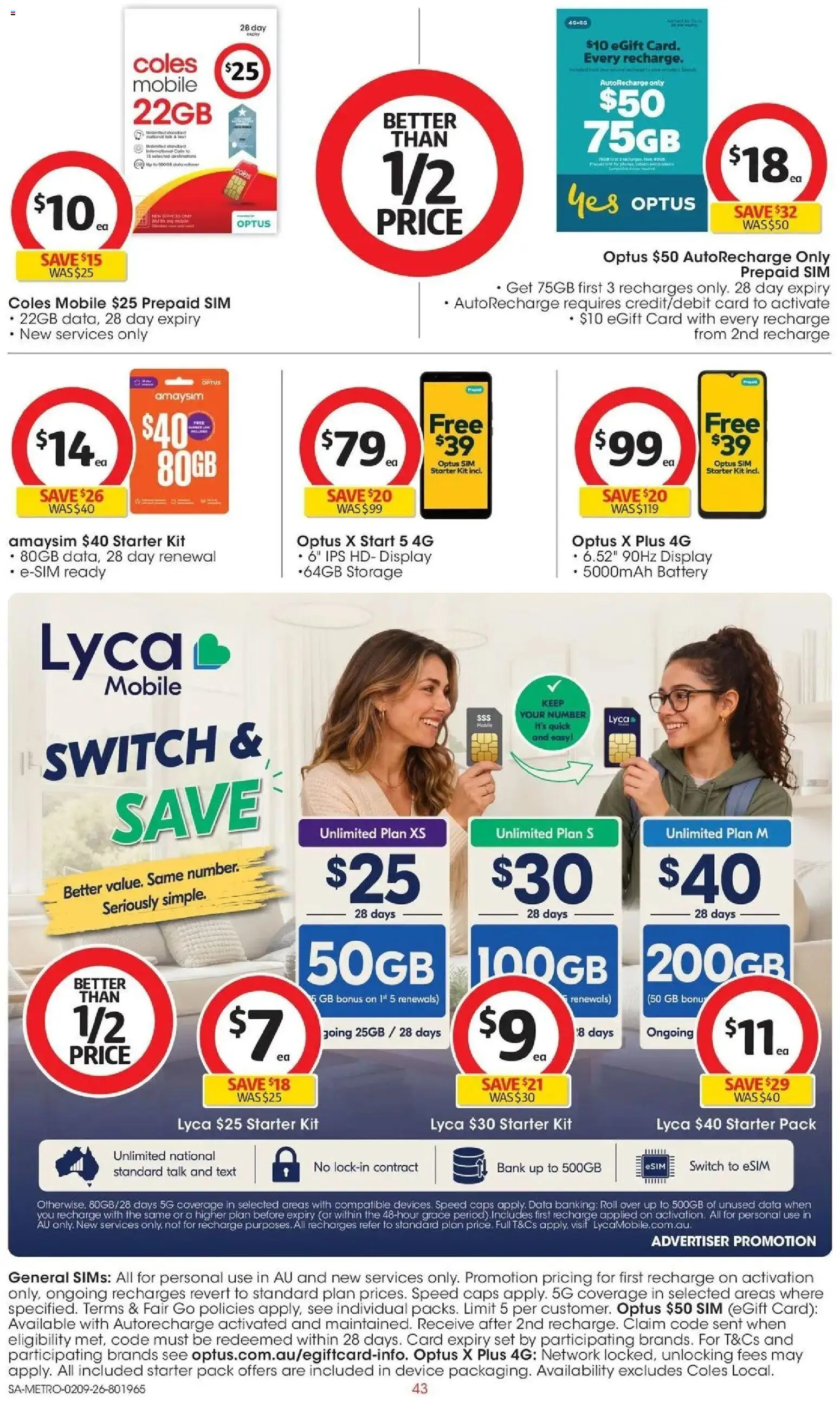 ﻿Coles catalogue valid from 02/09/2026 > Online Australia | Page: 43