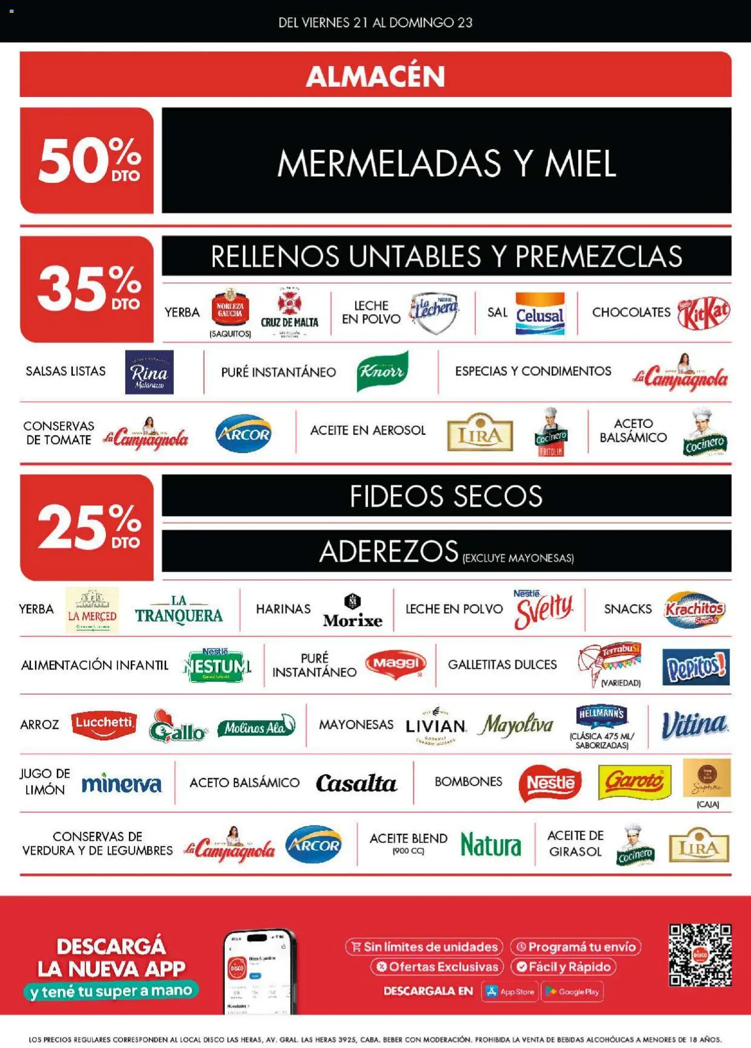 Disco - Ofertas | Córdoba │ válido desde el 20/08/2026 | Página: 3 | Productos: Bombones, Sal, Leche, Fideos