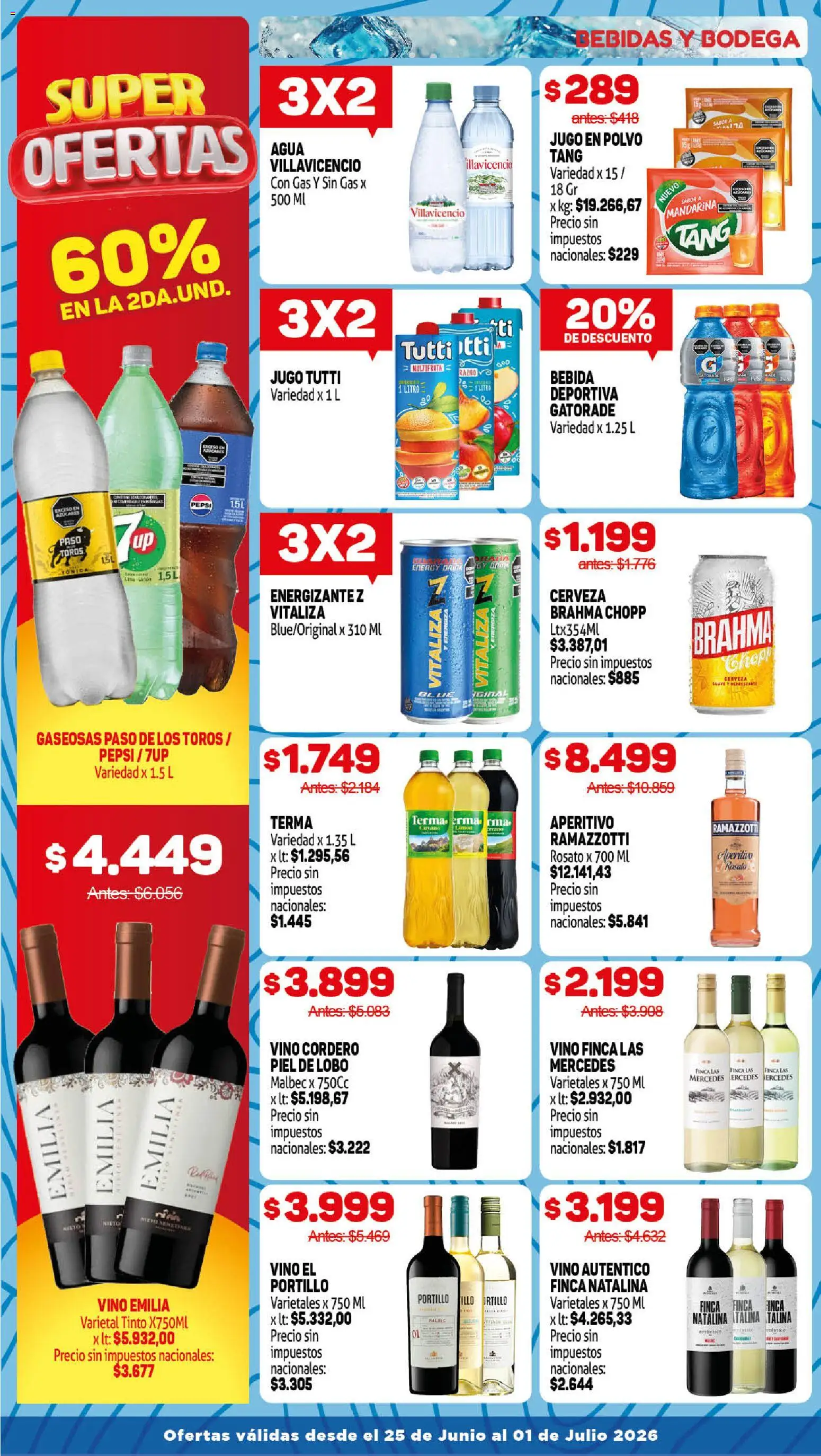 Makro VOLVETE A ILUSIONAR │ válido desde el 25/06/2026 | Página: 12 | Productos: Polvo, Jugo, Vino, Cerveza