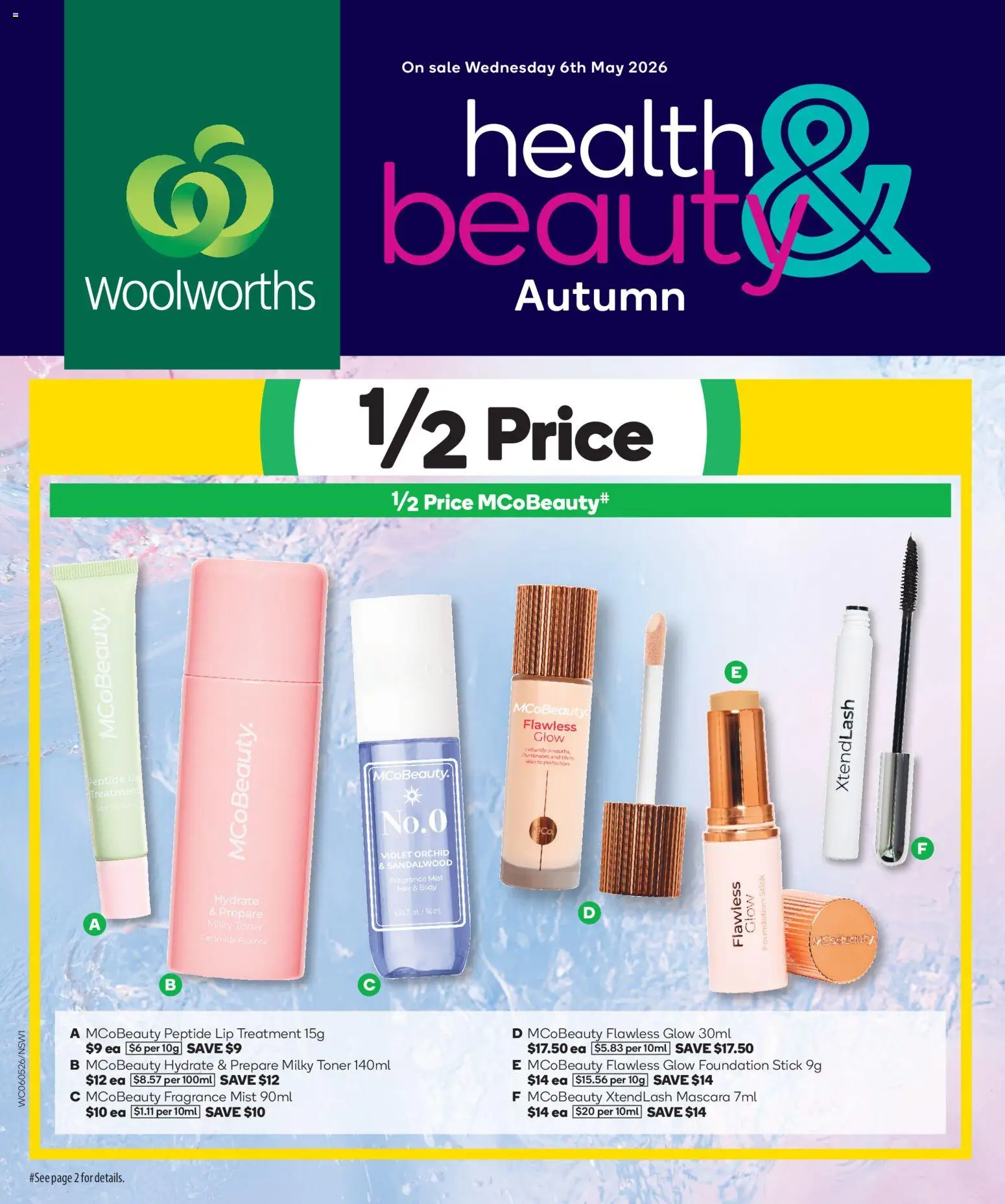Woolworths catalogue - valid from 06.05.2026 | Page: 1 | Products: Fragrance, Mascara, Foundation, Treatment