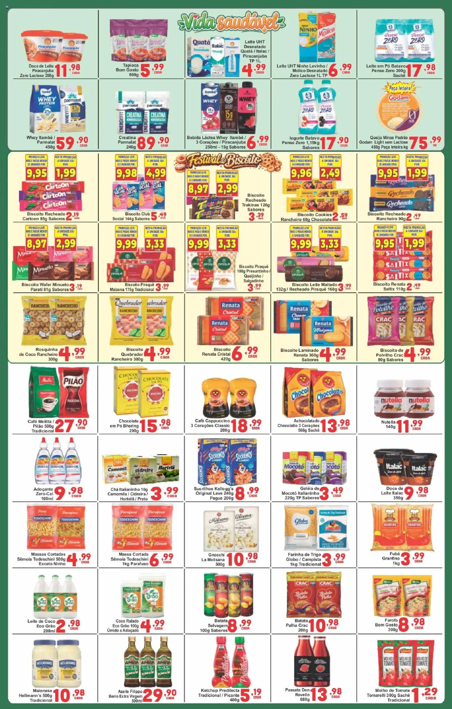 Rede Super Compras Folheto - válido de 30/06/2026 | Página: 2 | Produtos: Molho de tomate, Café, Rosquinha, Leite de coco