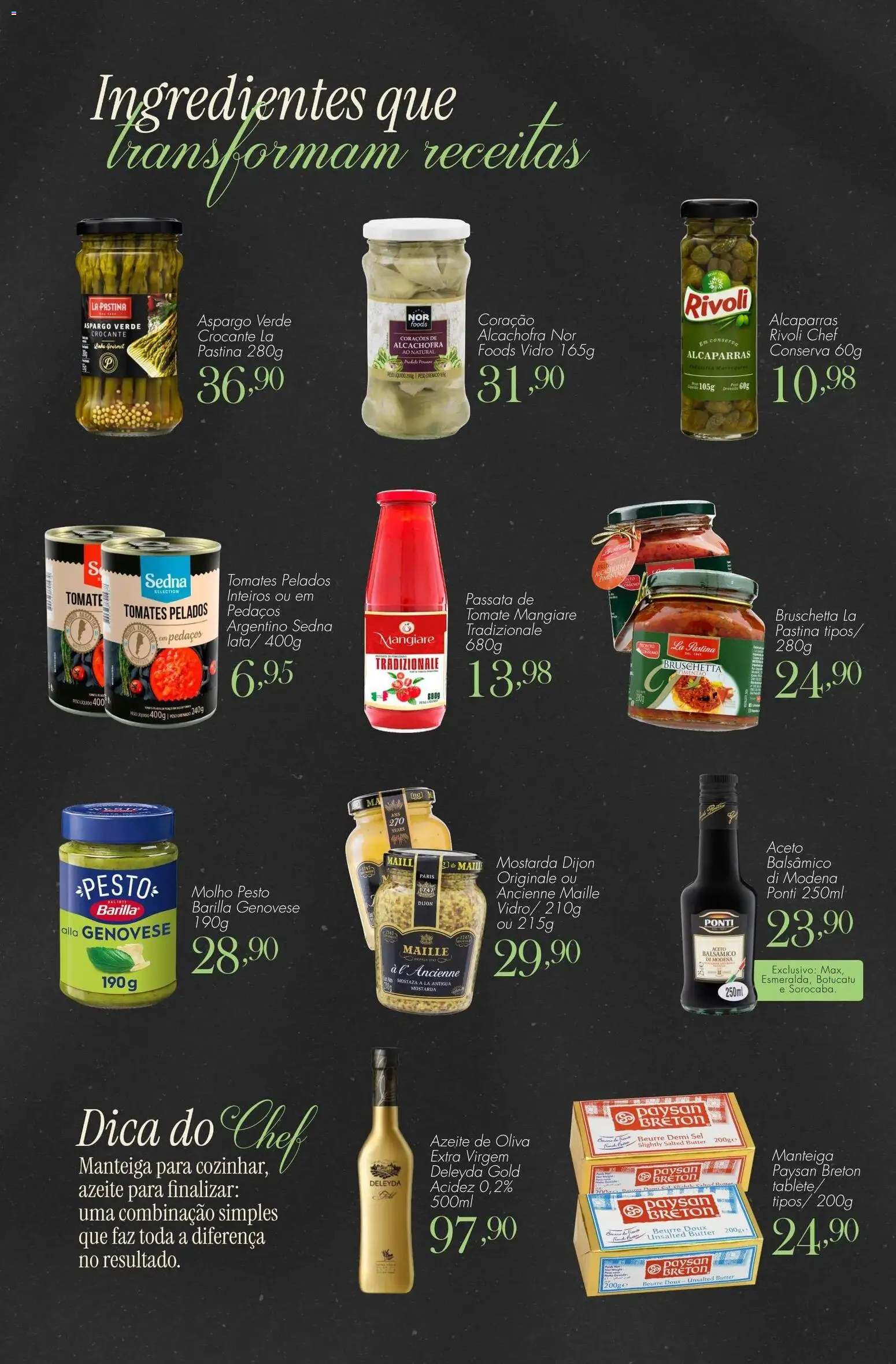 Confiança Folheto - válido de 28/07/2026 | Página: 4 | Produtos: Alcachofra, Manteiga, Tomates, Azeite