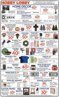 Preview of Hobby Lobby weekly ads valid from 09/27/2026