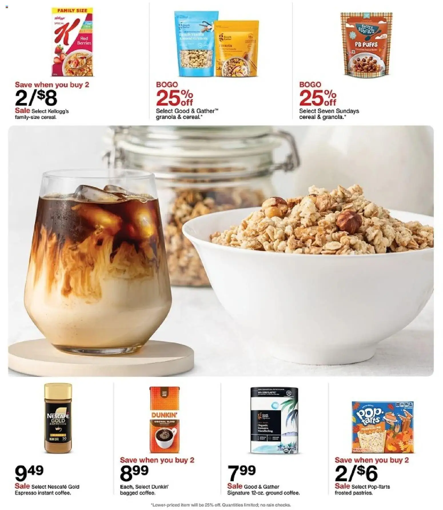 Target Weekly Ad - valid from 08/23/2026 | Page: 33 | Products: Coffee, Cereal