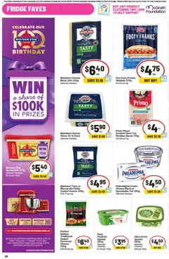Preview of IGA catalogue Brunswick - valid from 16/09/2026 | Page: 26 | Products: Bacon, Wood, Cheddar, Spread