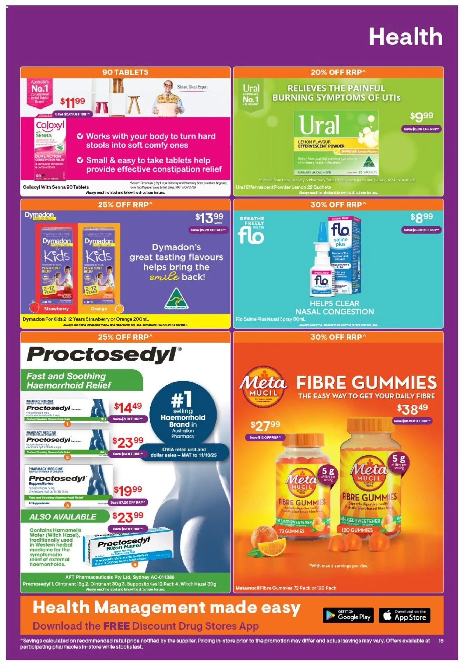 Discount Drug Stores catalogue - valid from 06/08/2026 | Page: 16 | Products: Stool, Powder, Lemon, Herbal