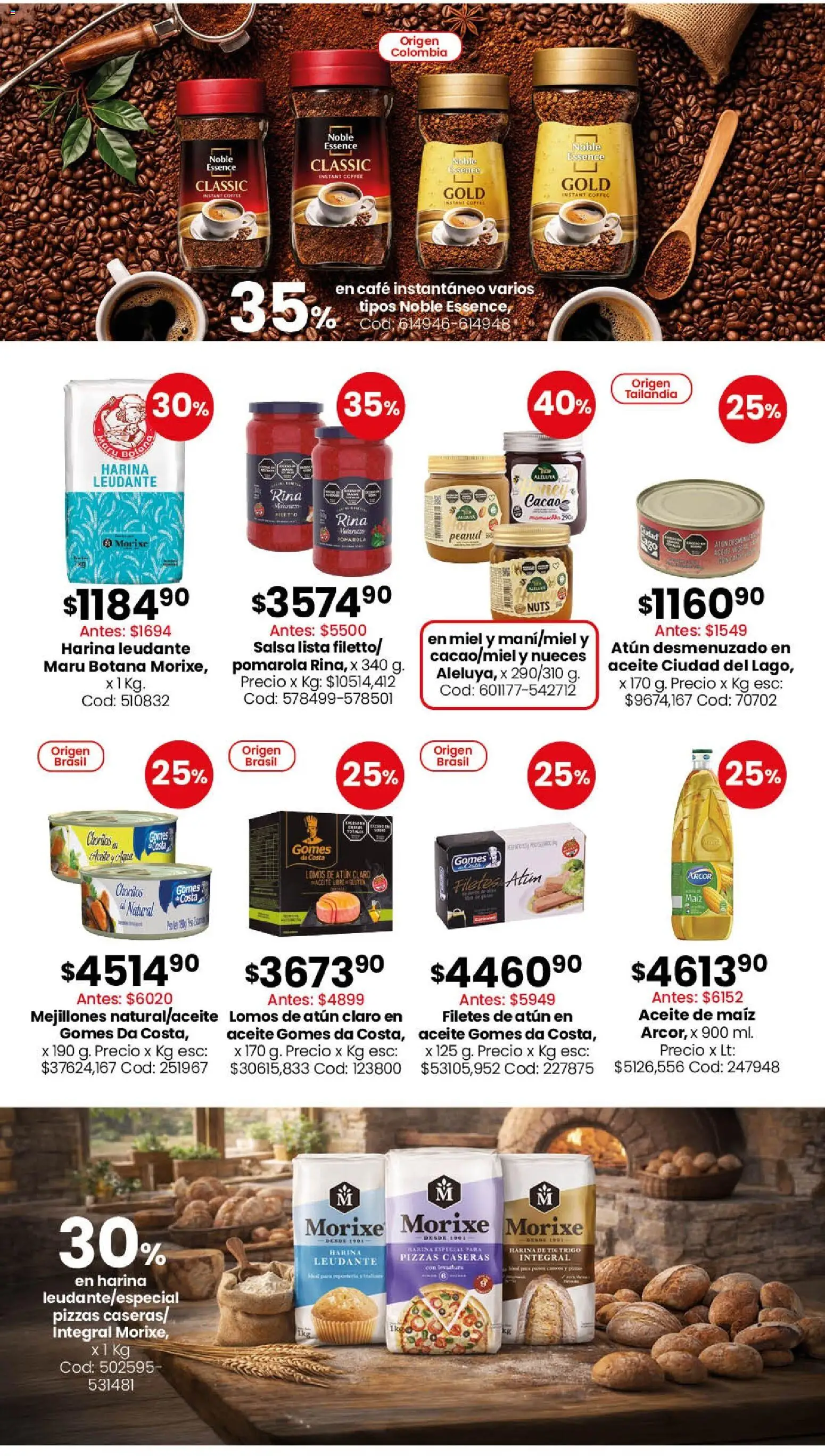 Coto - Almacén y bebidas │ válido desde el 18.05.2026 | Página: 3 | Productos: Harina, Maiz, Cacao, Nueces