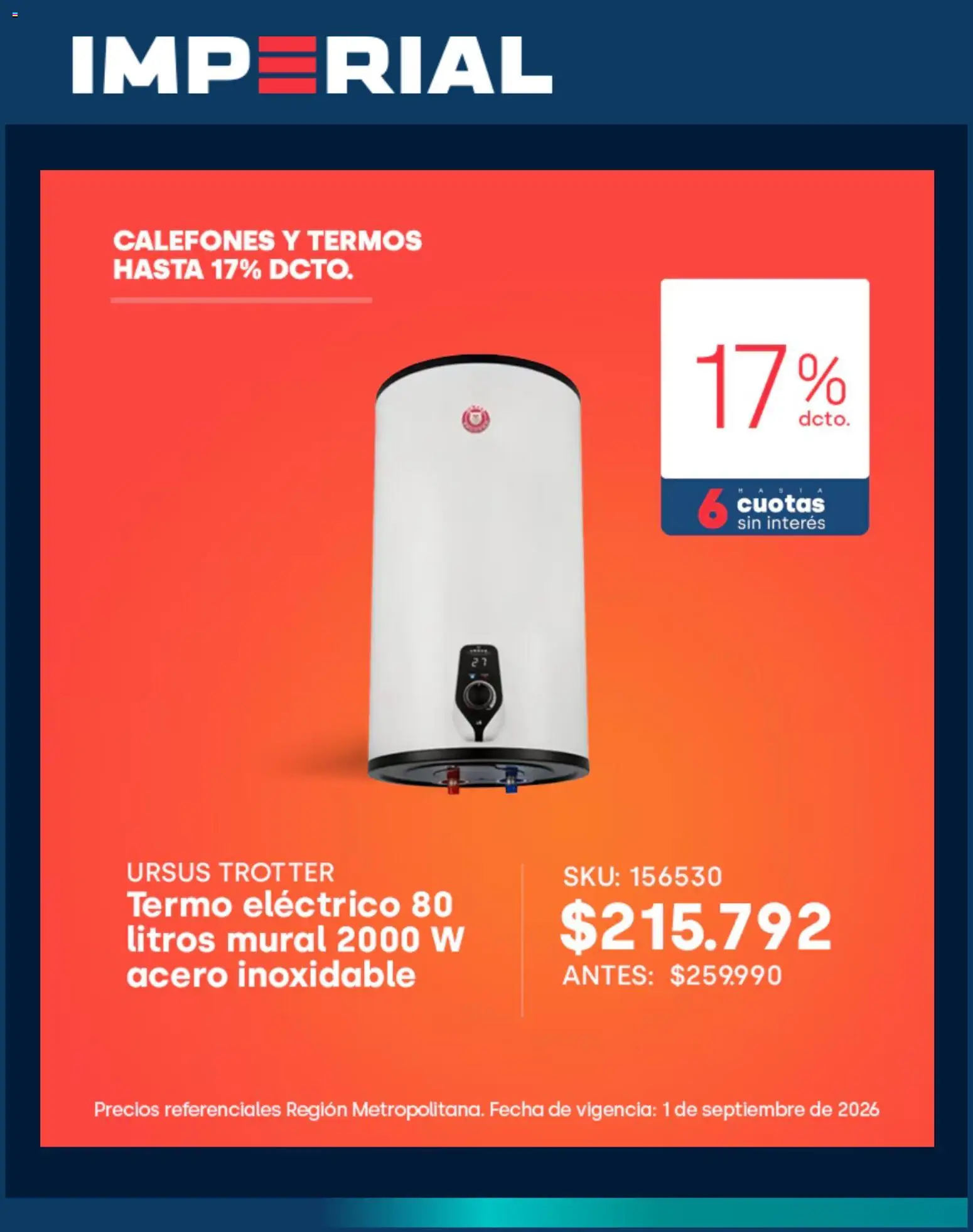 Imperial Ofertas │ válido desde el 18.08.2026 | Página: 2 | Productos: Termo