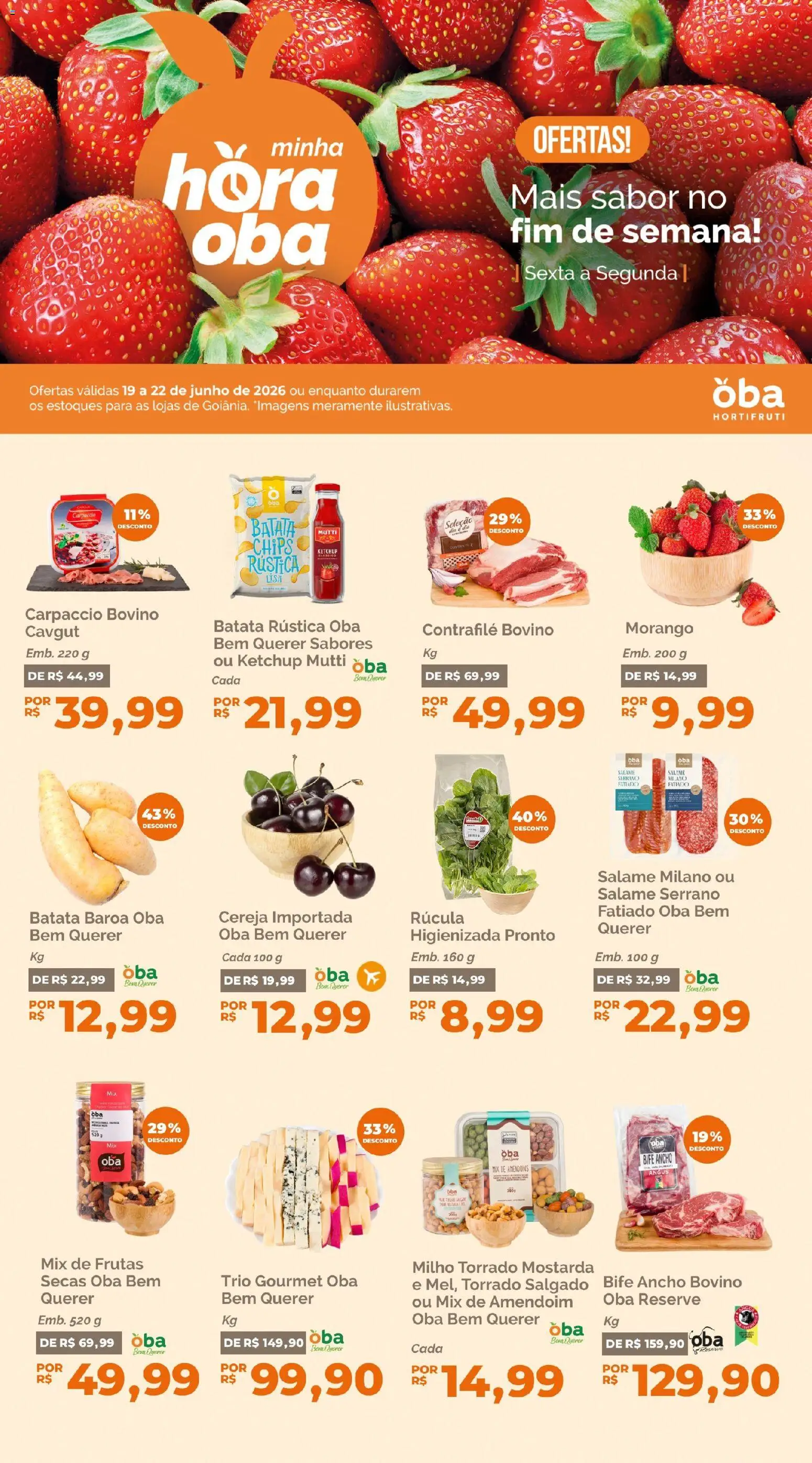 Oba Hortifruti Folheto - válido de 19.06.2026 | Página: 1