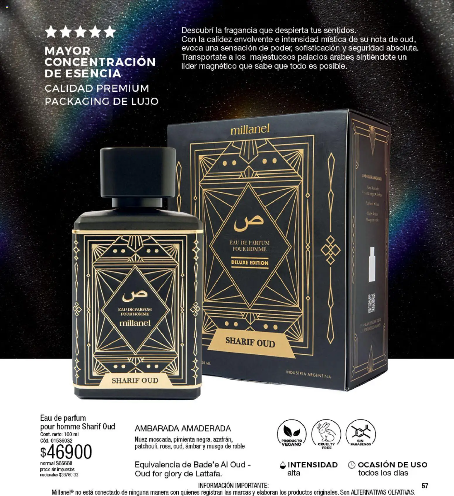 Millanel - Catálogo │ válido desde el 17/08/2026 | Página: 57 | Productos: Fragancia, Pimienta, Nuez