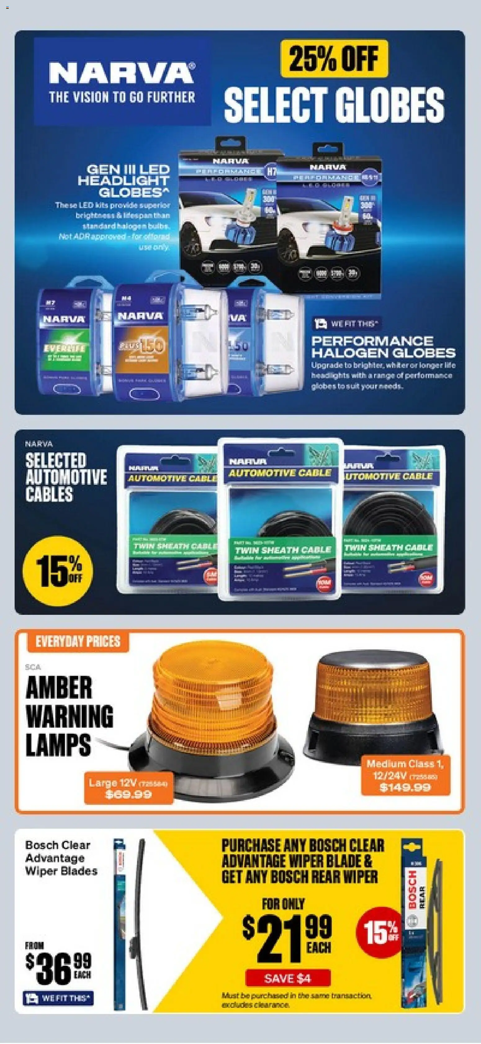 Supercheap Auto catalogue - valid from 22/07/2026 | Page: 11 | Products: Kits, Suit, Cable