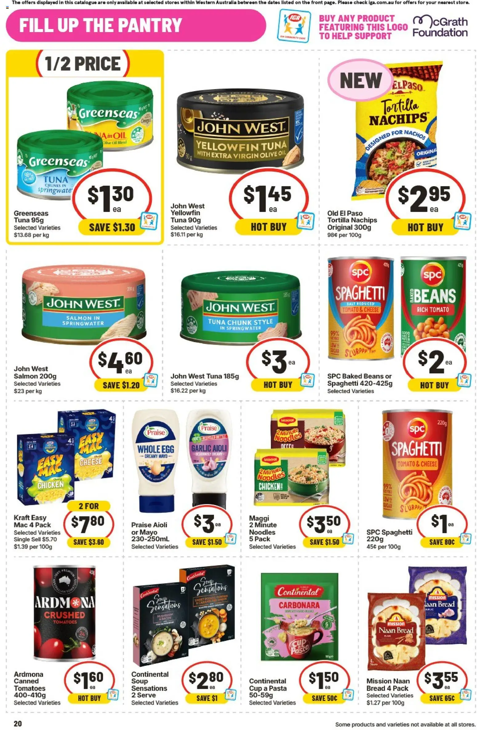 IGA catalogue - valid from 16/09/2026 | Page: 21 | Products: Oil, Salmon, Foundation, Beans