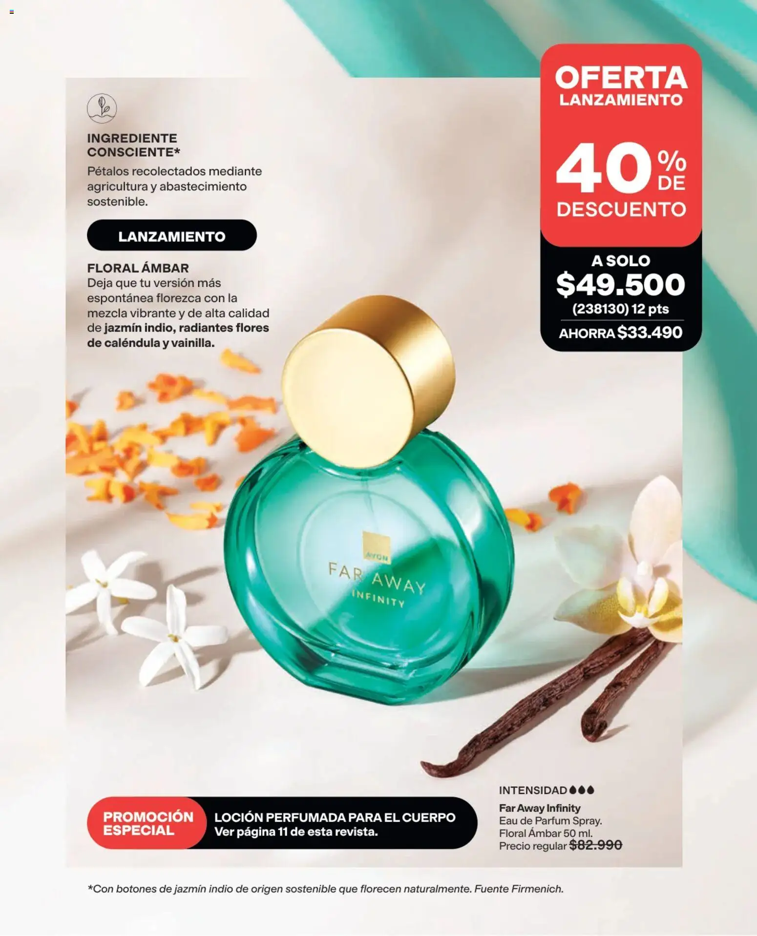 Avon revista - valida desde el 03/08/2026 | Página: 7 | Productos: Flores, Loción