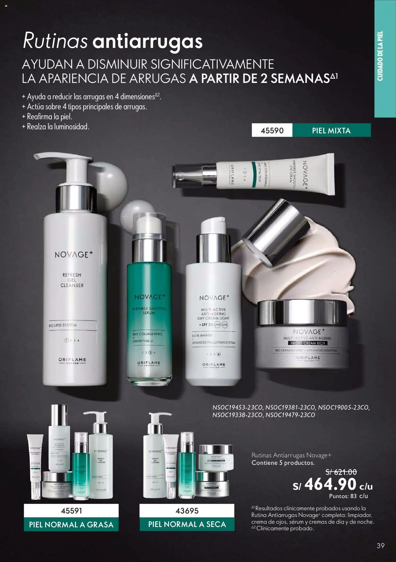 Catálogo Oriflame válido desde 12/09/2026 | Página: 39 | Productos: Crema