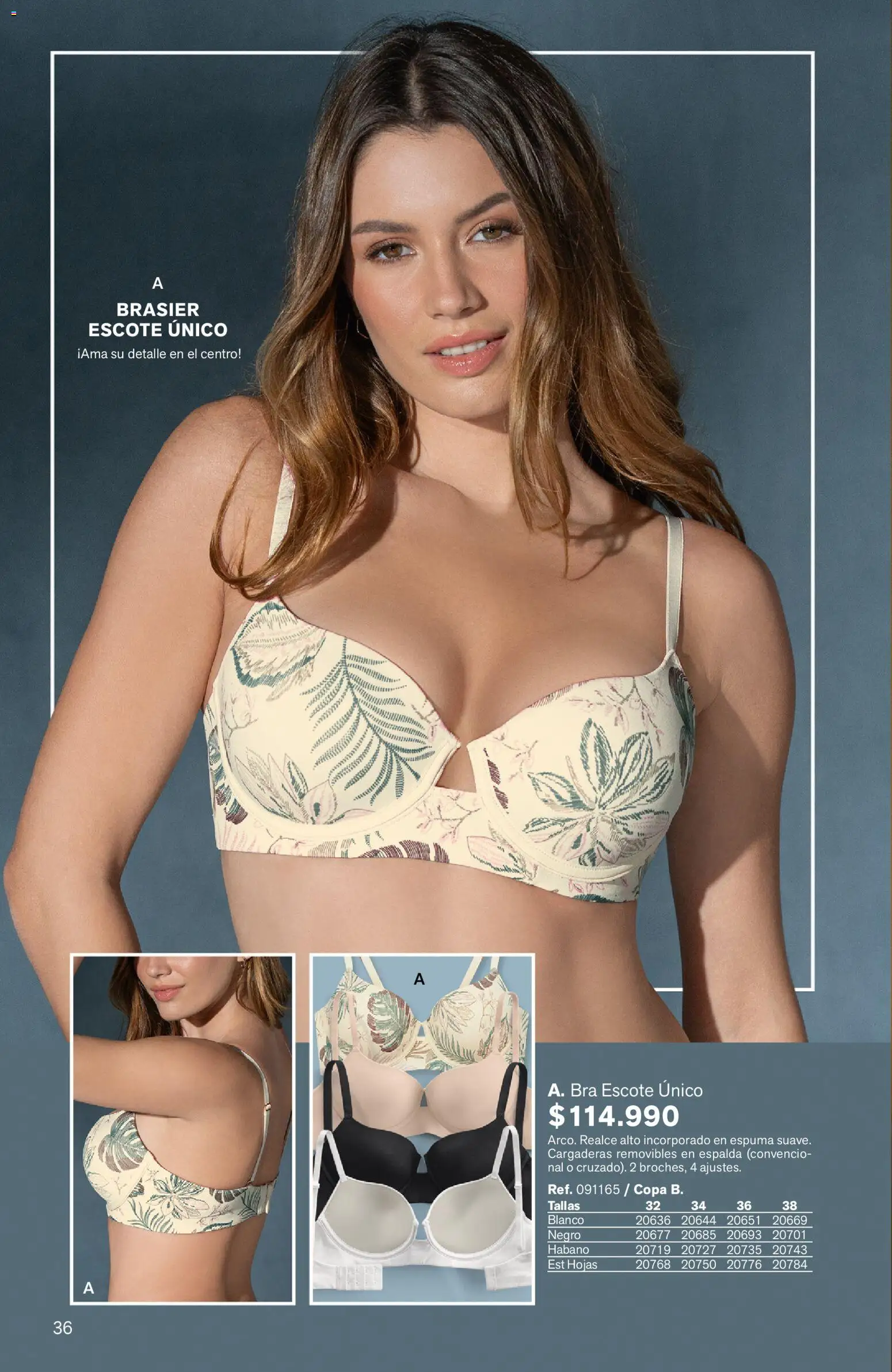 Leonisa revista - valida desde el 24/08/2026 | Página: 36 | Productos: Espuma, Brasier