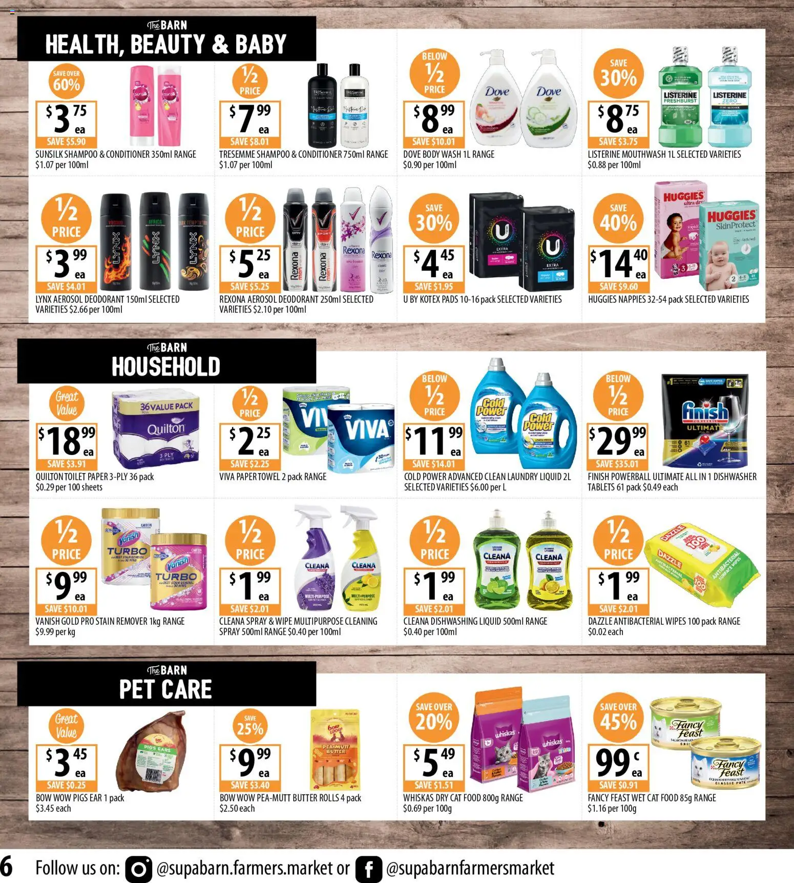 Supabarn catalogue - valid from 05/08/2026 | Page: 6 | Products: Toilet, Stain remover, Laundry, Tablets