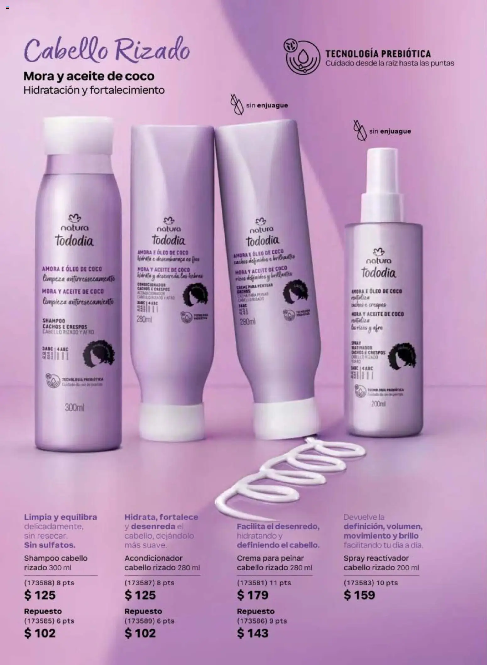 Nuevas ofertas de Natura válidas en toda la República Mexicana desde el 08.05.2026. ¡Encuentra las mejores ofertas en Natura campaña 8 2026! | Página: 128 | Productos: Crema, Brillo, Aceite, Acondicionador