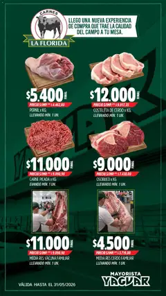 Vista previa Yaguar - Conocé Carnes La Florida Salta válido desde el 25.05.2026