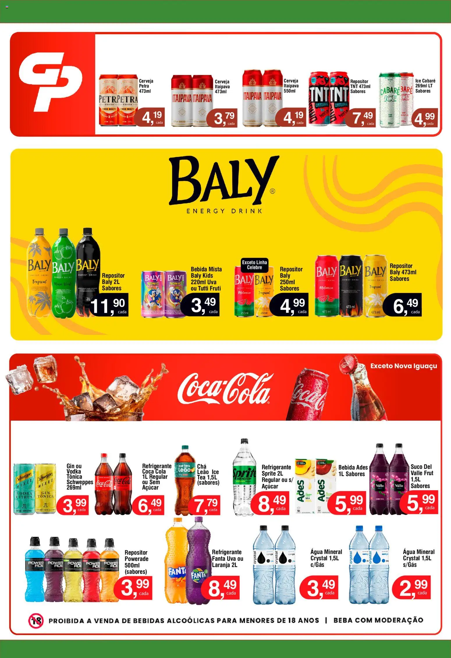 Royal Supermercados Folheto - válido de 15.06.2026 | Página: 9 | Produtos: Cerveja, Vodka, Bebida, Água mineral