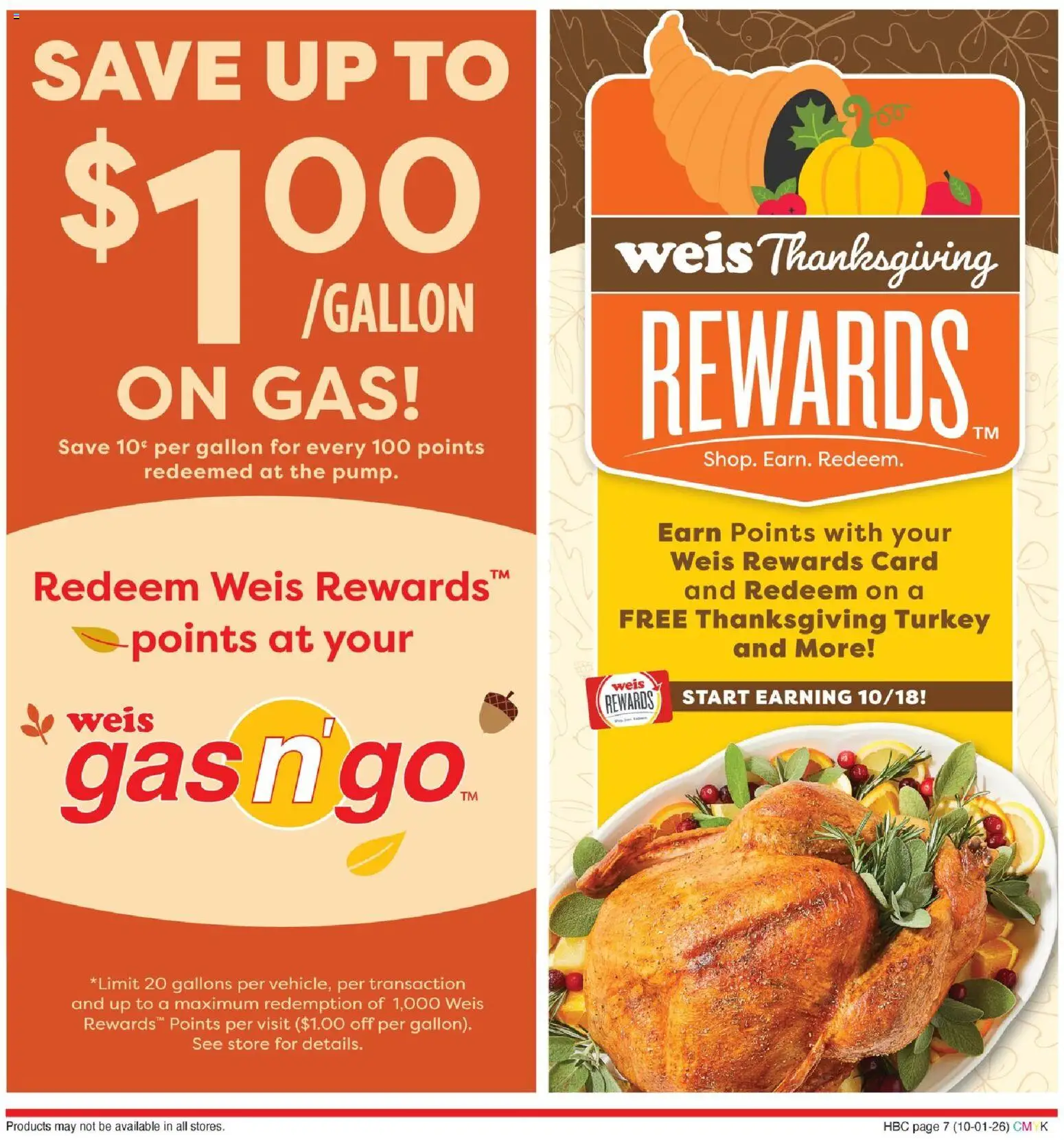 Weis Health & Home - valid from 10/01/2026 | Page: 7 | Products: Turkey