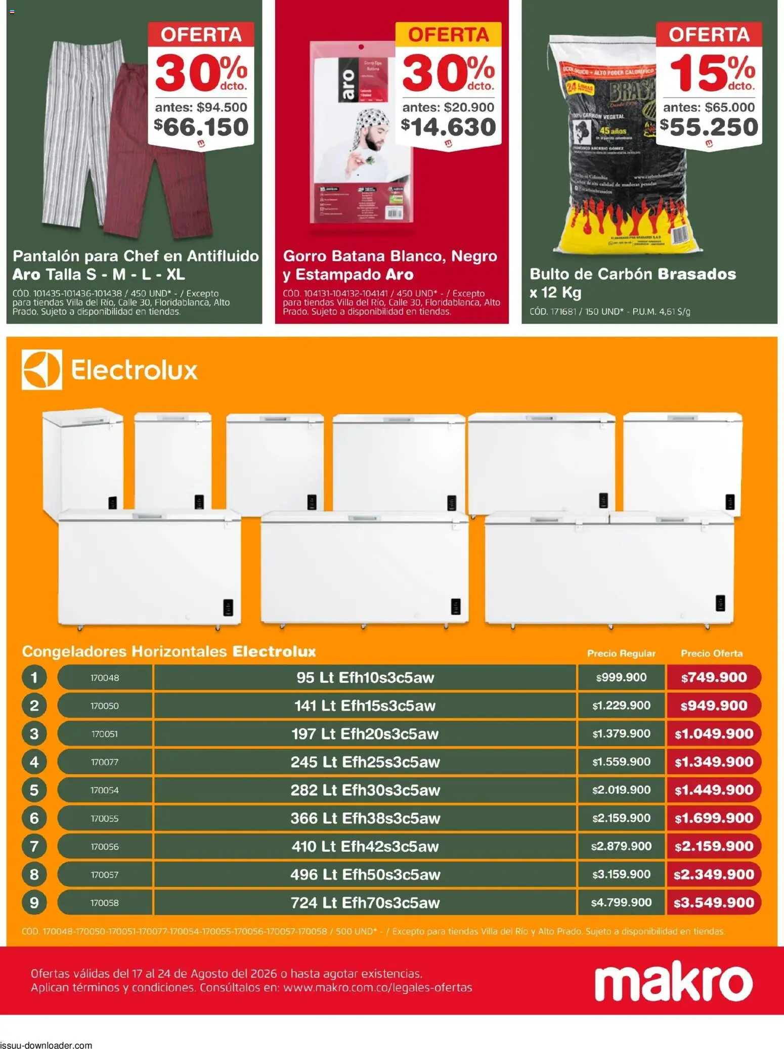 Makro revista - valida desde el 17/08/2026 | Página: 4 | Productos: Carbón