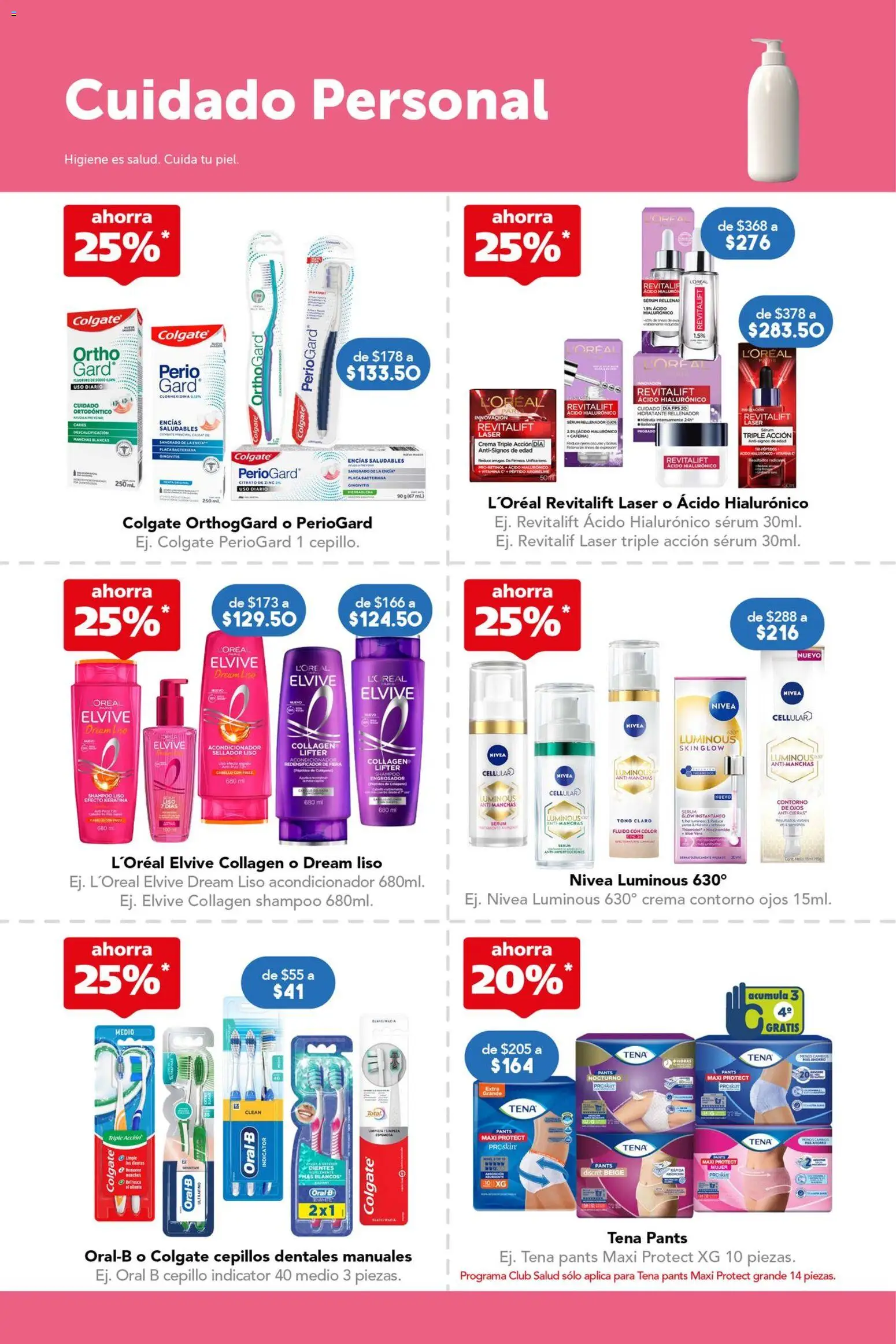 Nuevas ofertas de Farmacia San Pablo válidas en toda la República Mexicana desde el 03.05.2026. ¡Encuentra las mejores ofertas en Farmacia San Pablo catálogo! | Página: 4 | Productos: Crema, Cepillo, Contorno, Pants
