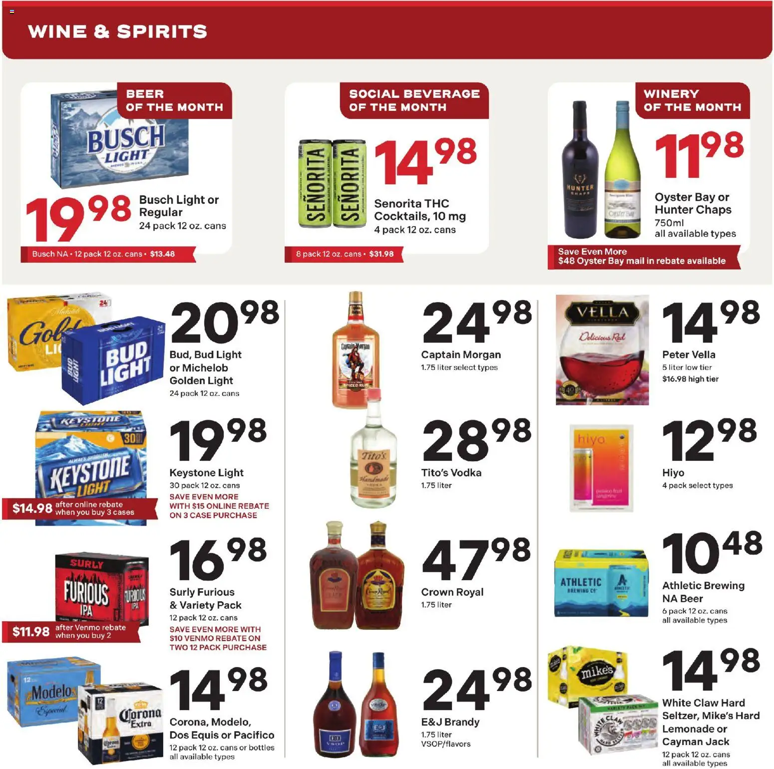 Coborn's Liquor Ad - valid from 20.05.2026 | Page: 1 | Products: Wine, Beer, Vodka, Case