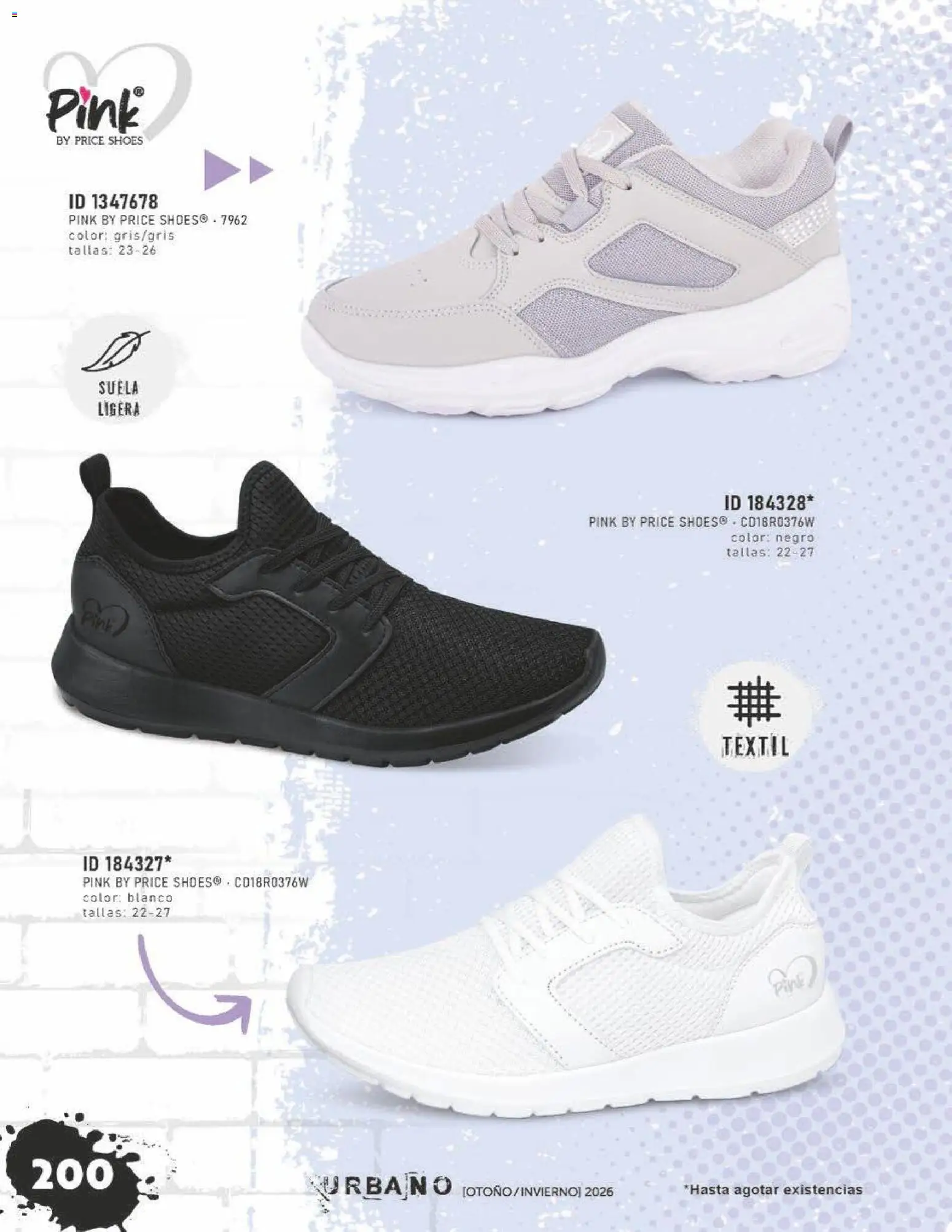 Nuevas ofertas de Price Shoes válidas en toda la República Mexicana desde el 31/07/2026. ¡Encuentra las mejores ofertas en Price Shoes catálogo Urbano! | Página: 200