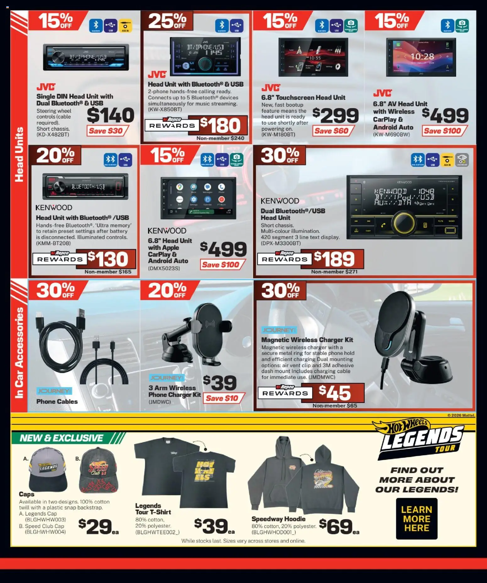 Repco catalogue - valid from 23/07/2026 | Page: 6 | Products: Accessories, Cable, Usb, Wireless charger