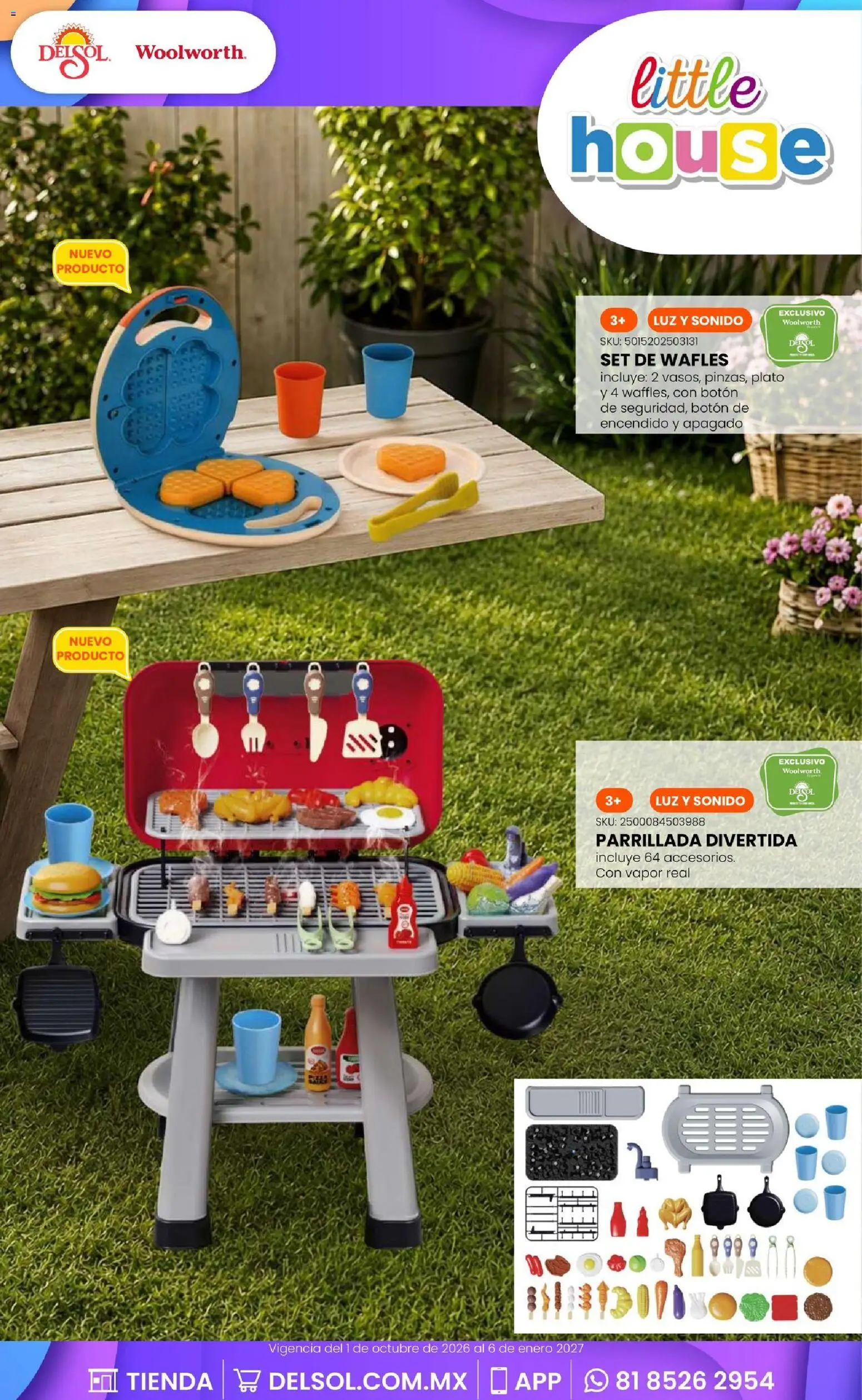 Nuevas ofertas de Del Sol y Woolworth válidas en toda la República Mexicana desde el 01/10/2026. ¡Encuentra las mejores ofertas en Del Sol y Woolworth catálogo El Castillo del Juguete! | Página: 94