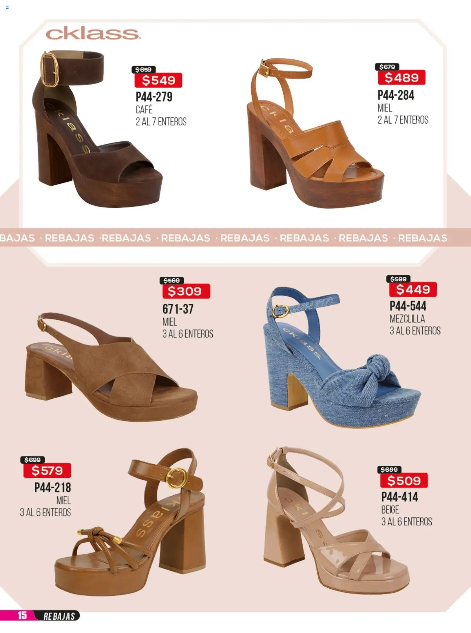 Nuevas ofertas de Cklass válidas en toda la República Mexicana desde el 23/06/2026. ¡Encuentra las mejores ofertas en Cklass catálogo Rebajas sobre rebajas ropa! | Página: 219 | Productos: Café