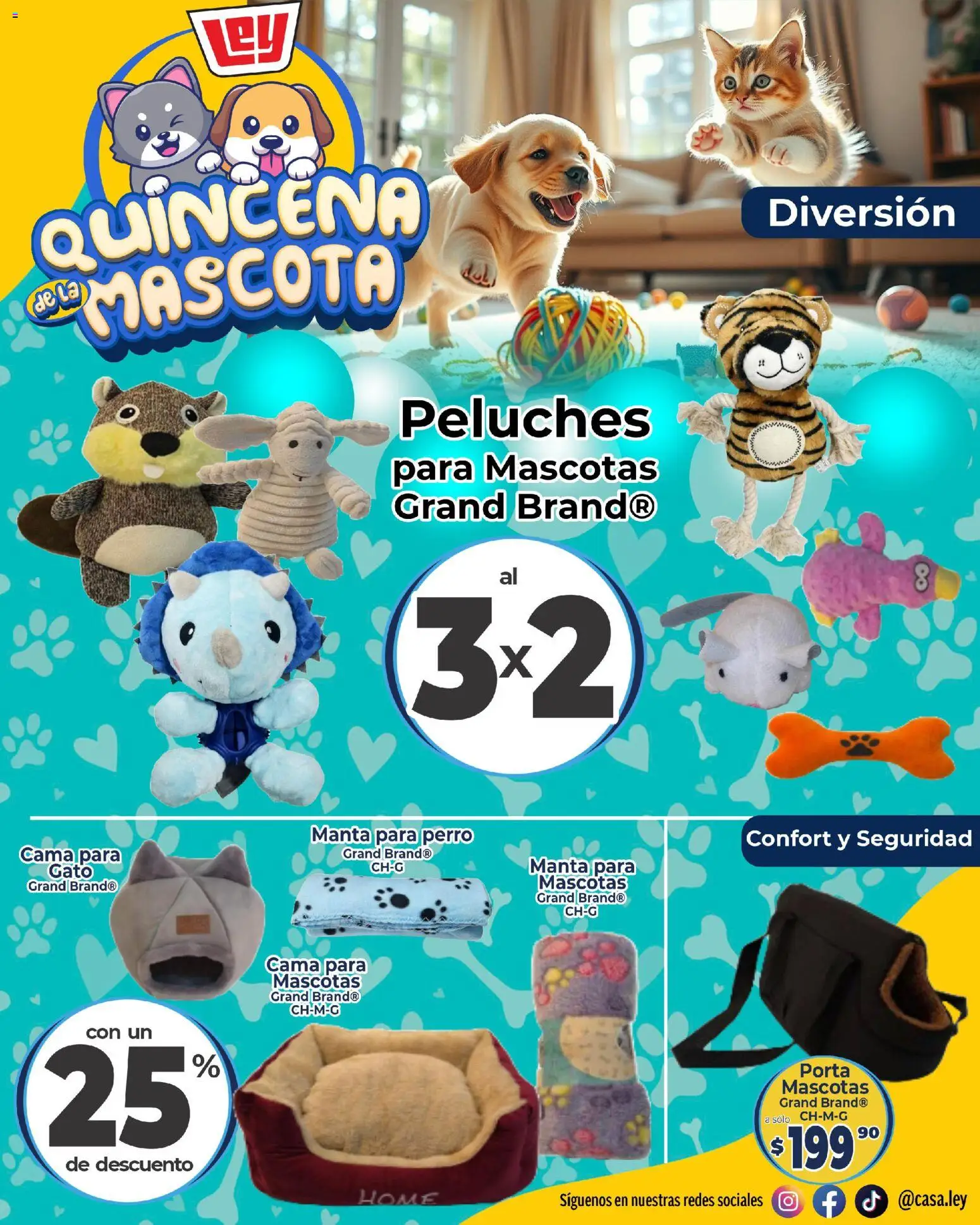 Nuevas ofertas de Casa Ley válidas en toda la República Mexicana desde el 19.06.2026. ¡Encuentra las mejores ofertas en Casa Ley folleto Quincena de la mascota! | Página: 10