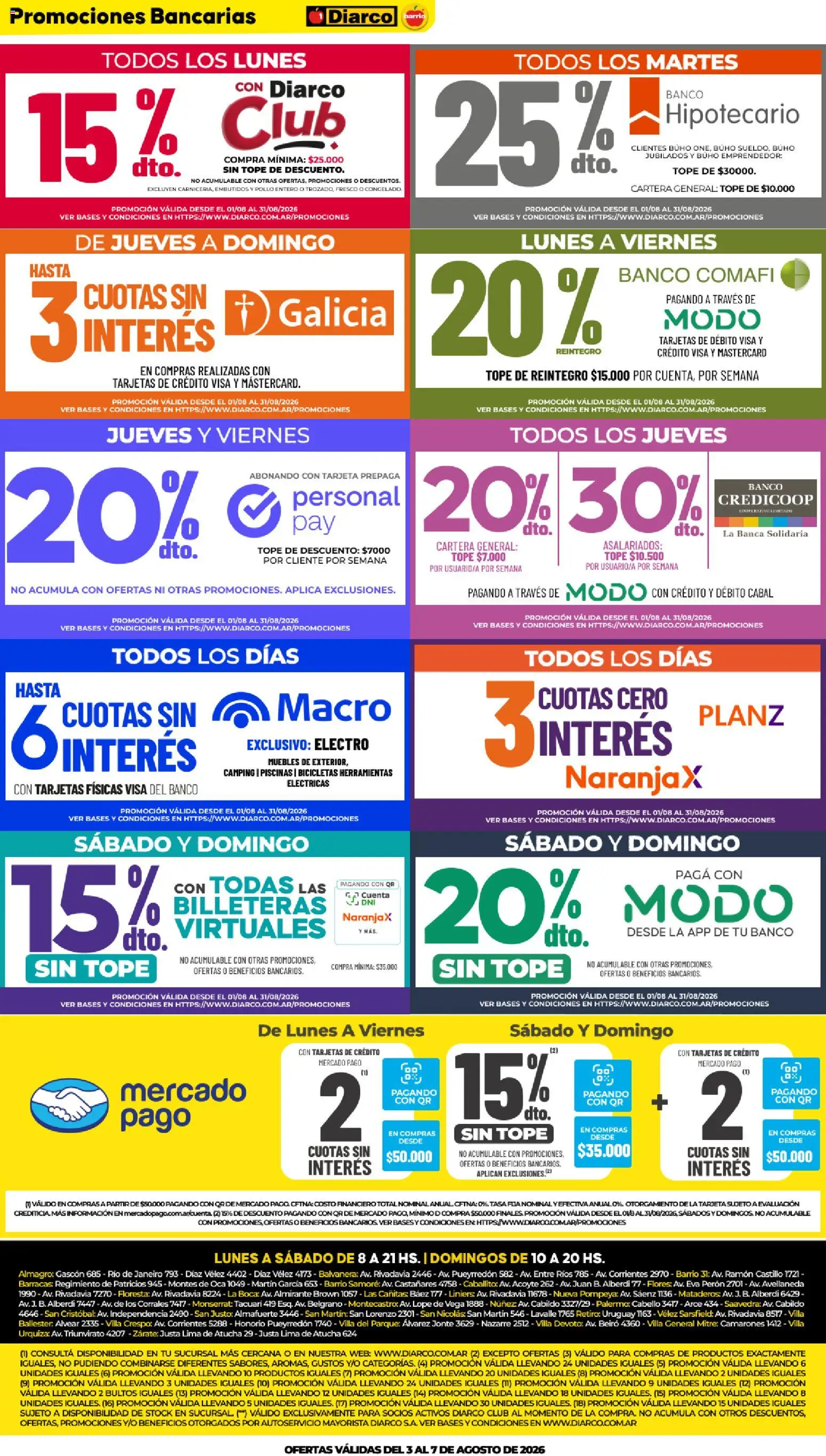 Diarco - Ofertas Diarco Barrio │ válido desde el 03/08/2026 | Página: 11