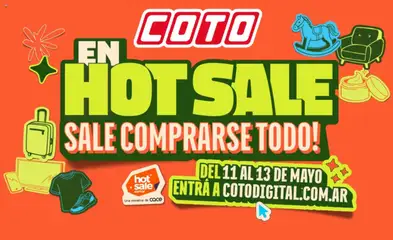 Vista previa Coto -  HOT SALE aviso válido desde el 06.05.2026