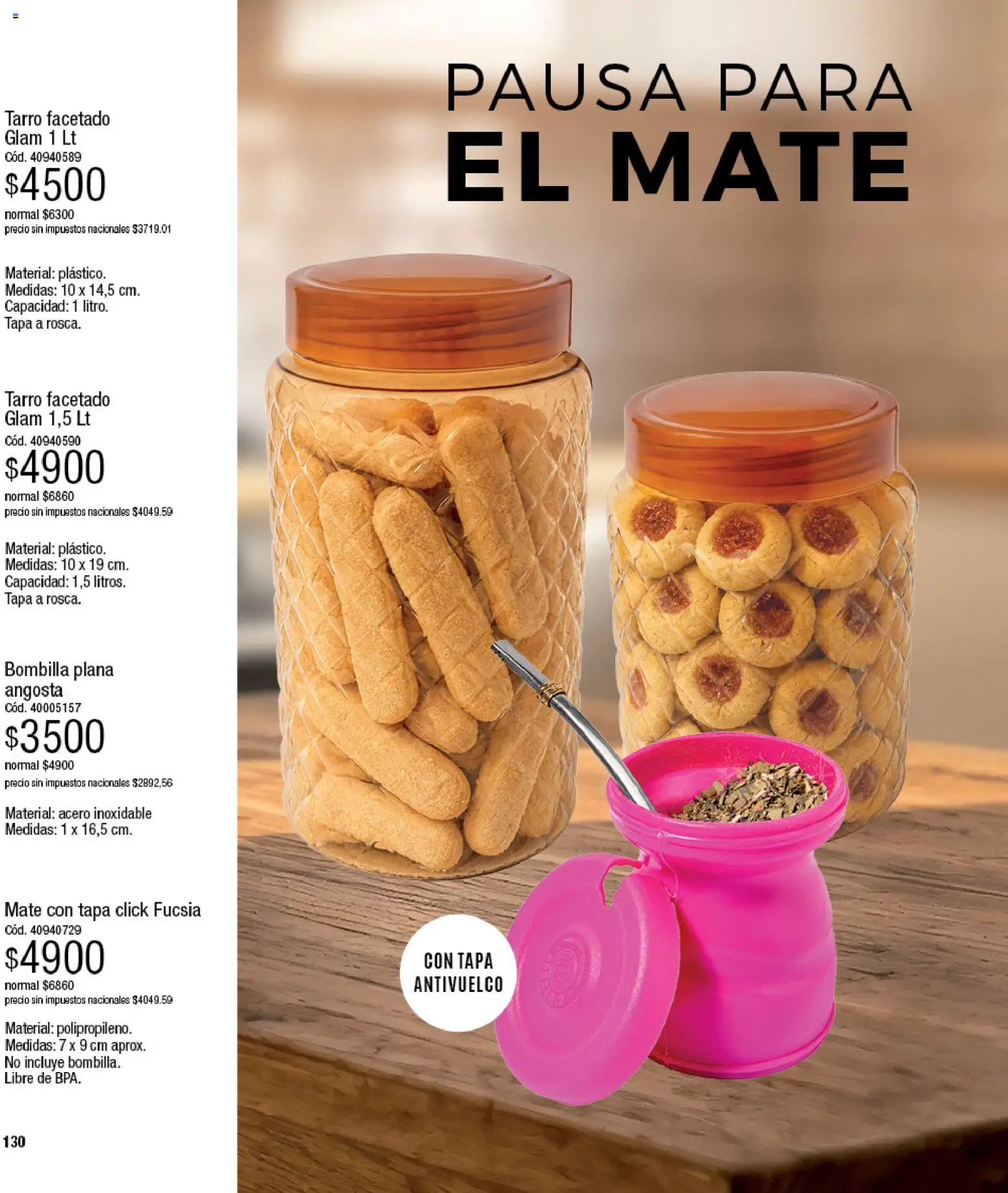 Millanel - Catálogo │ válido desde el 17/08/2026 | Página: 130 | Productos: Mate, Bombilla