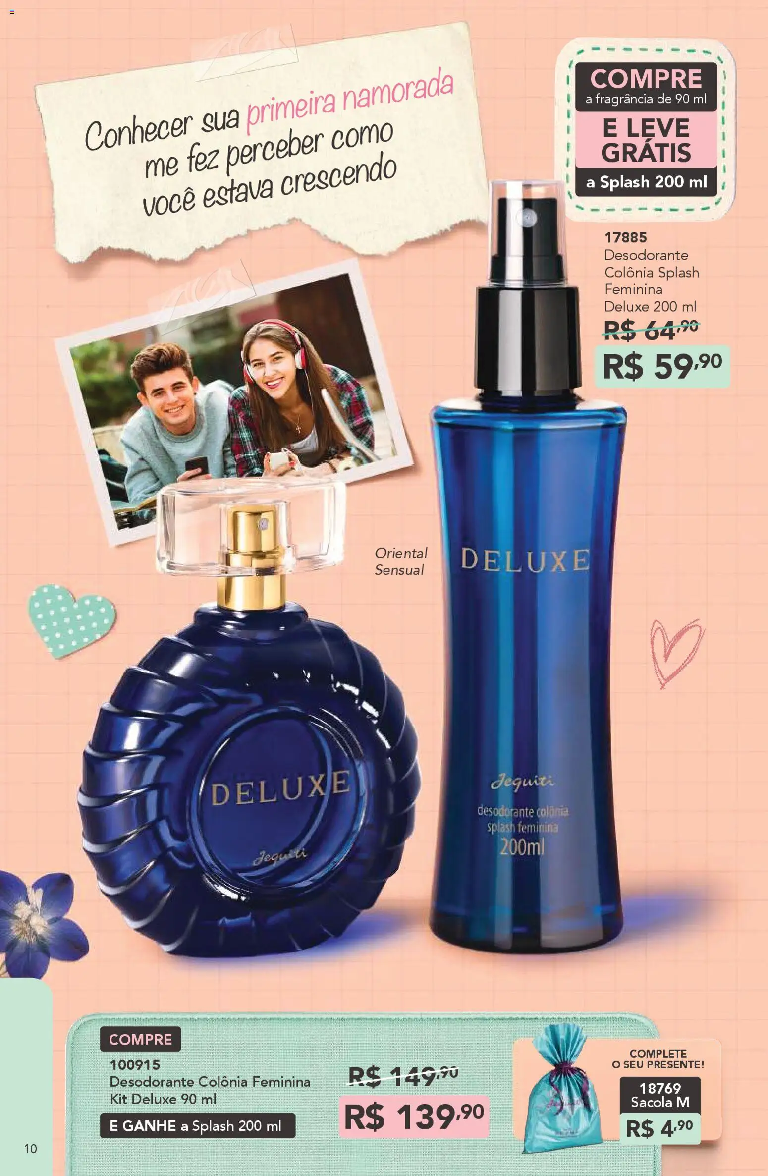 Jequiti Folheto - válido de 06.03.2026 | Página: 10 | Produtos: Fragrância, Desodorante