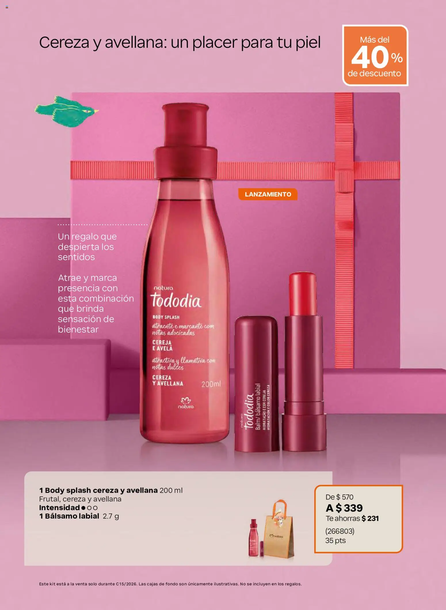 Nuevas ofertas de Natura válidas en toda la República Mexicana desde el 02/10/2026. ¡Encuentra las mejores ofertas en Natura campaña  15 2026! | Página: 14 | Productos: Dulces, Bálsamo, Body, Bálsamo labial