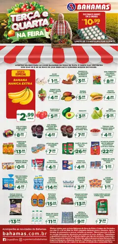 Bahamas Supermercados ofertas Terça e Quarta na Feira - Pré-Visualização do folheto da loja Bahamas Supermercados, válido de 05.05.2026