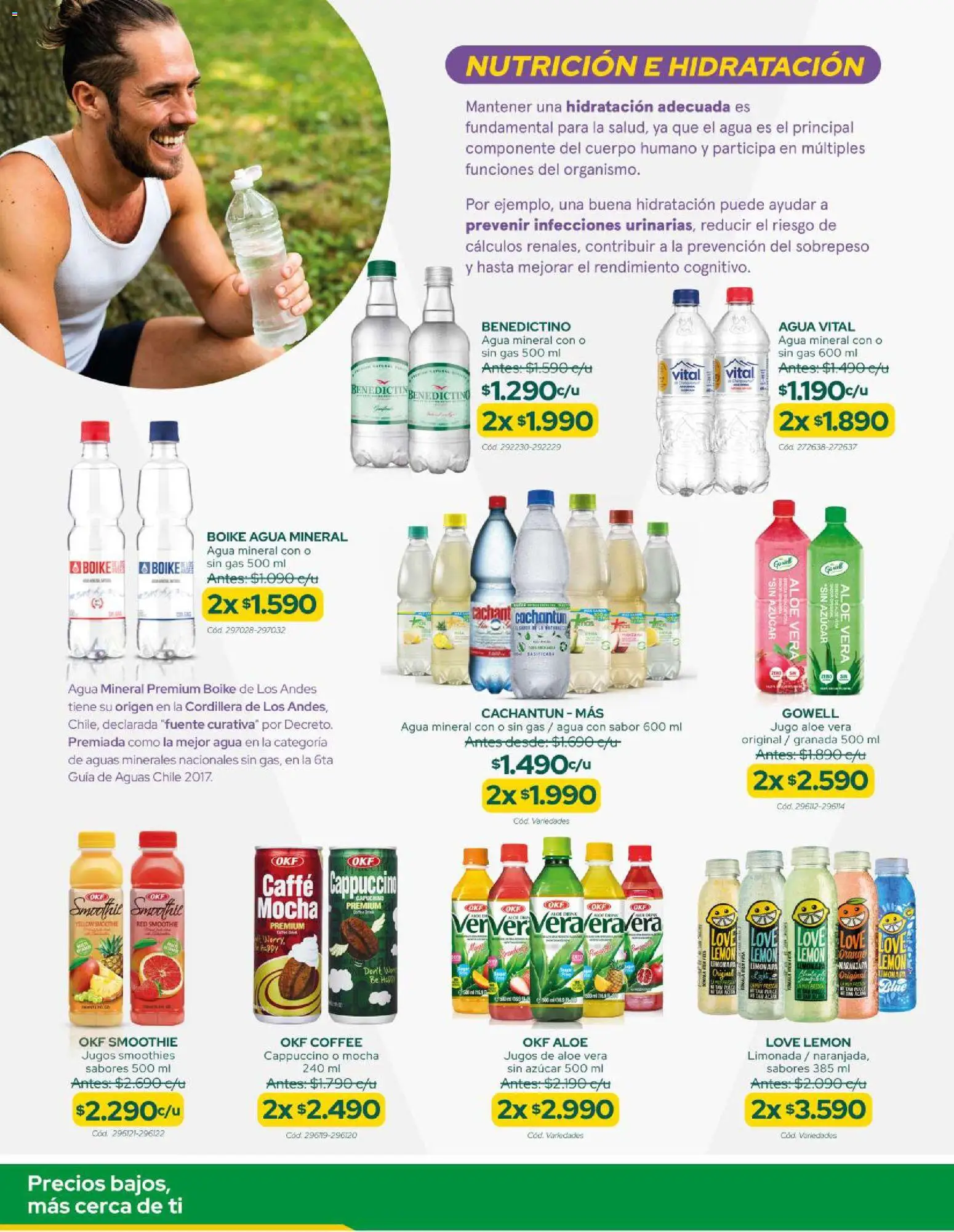 Cruz Verde - Bebestibles y Snacks │ válido desde el 31.08.2026 | Página: 2 | Productos: Capuchino, Agua, Limonada, Aloe vera
