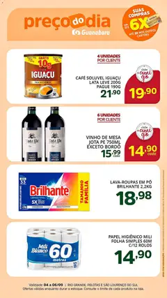 Supermercado Guanabara - Ofertas da semana - Pré-Visualização do folheto da loja Supermercado Guanabara, válido de 04/09/2026