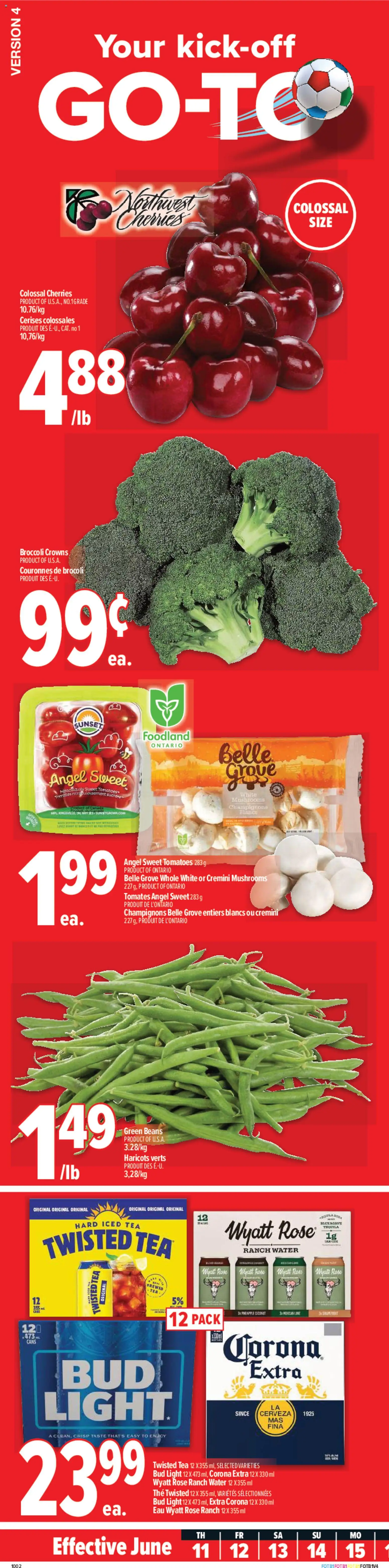 Metro flyer valid from 11.06.2026 | Page: 1 | Products: Tea, Pineapple, Tomatoes